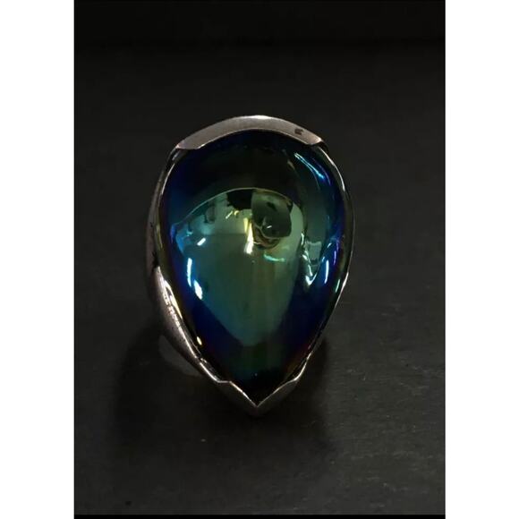 AMAZING Baccarat Fleur De Psyche 925 Sterling Silver Ring - Picture 5 of 5